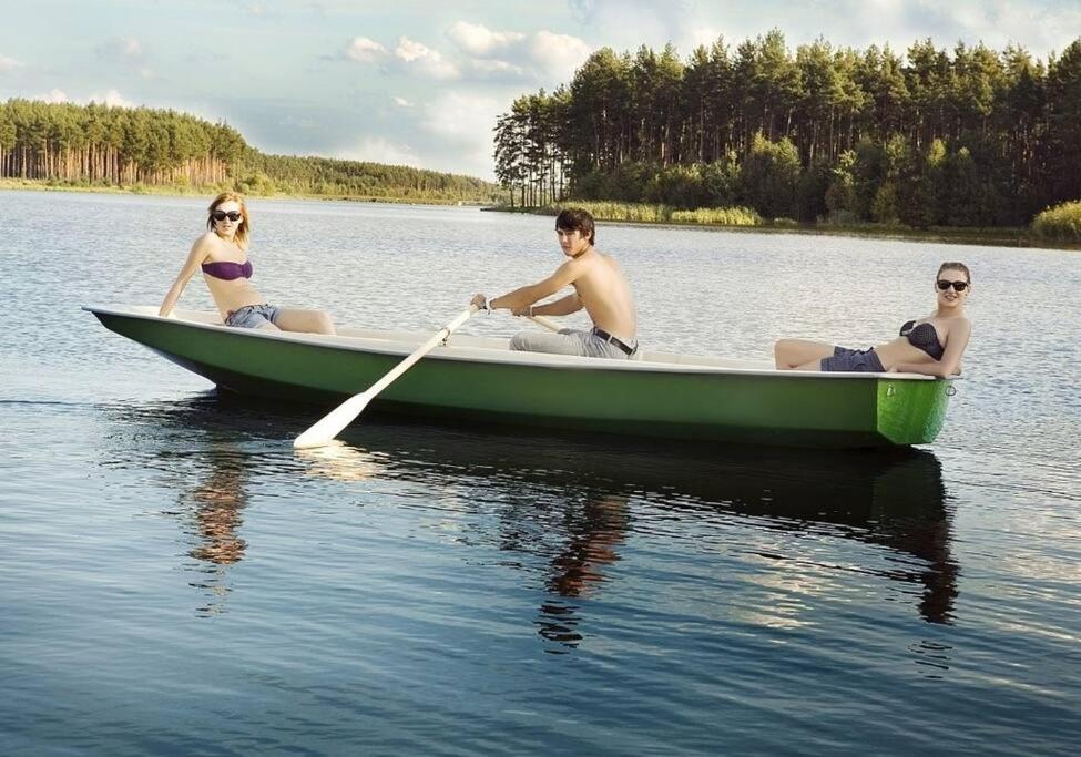 Bungalow Direkt Am See, Mit Eigenem Boot رودنغ المظهر الخارجي الصورة